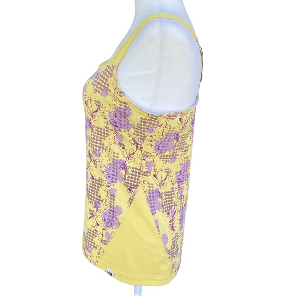 The North Face Yellow Tank Top with Built in Bra and Adjustable Straps M - Picture 4 of 12